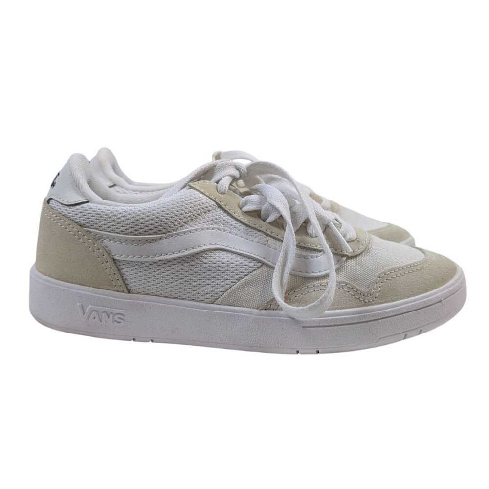 Vans Comfy Cush‎ Low-Top White Cream Sneakers Unisex Mens 4 Womens 5.5 Shoes